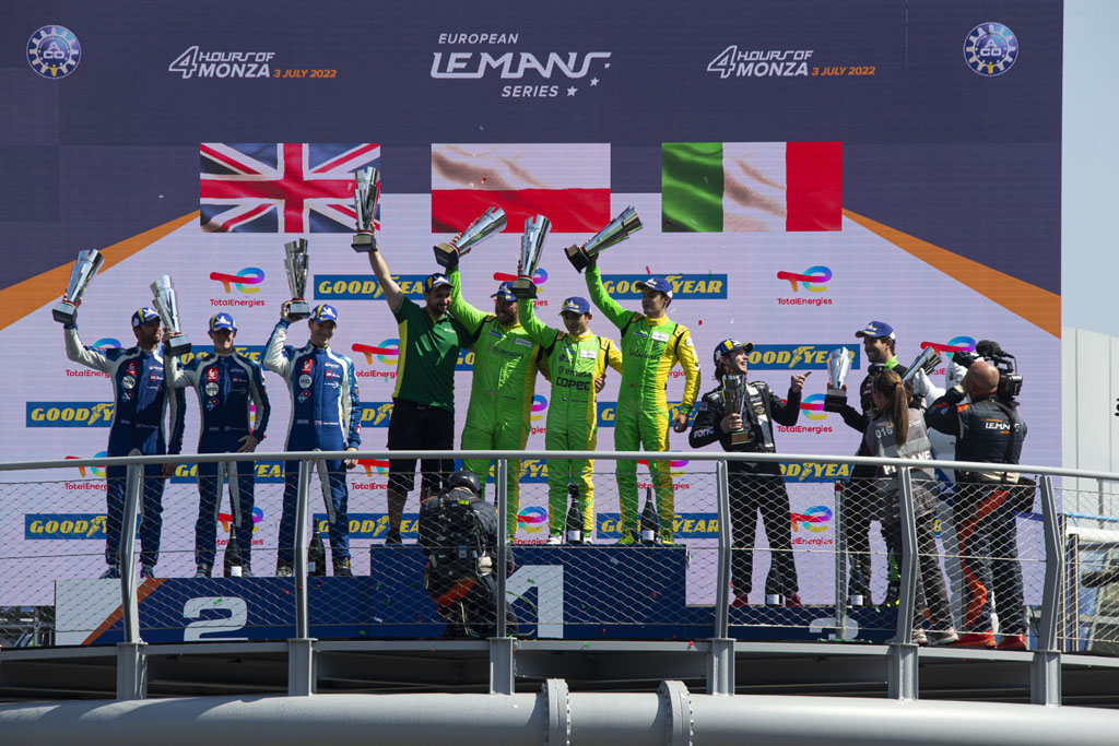 Nearly victory in Monza, third place for Max Koebolt and Jerome De Sadeleer